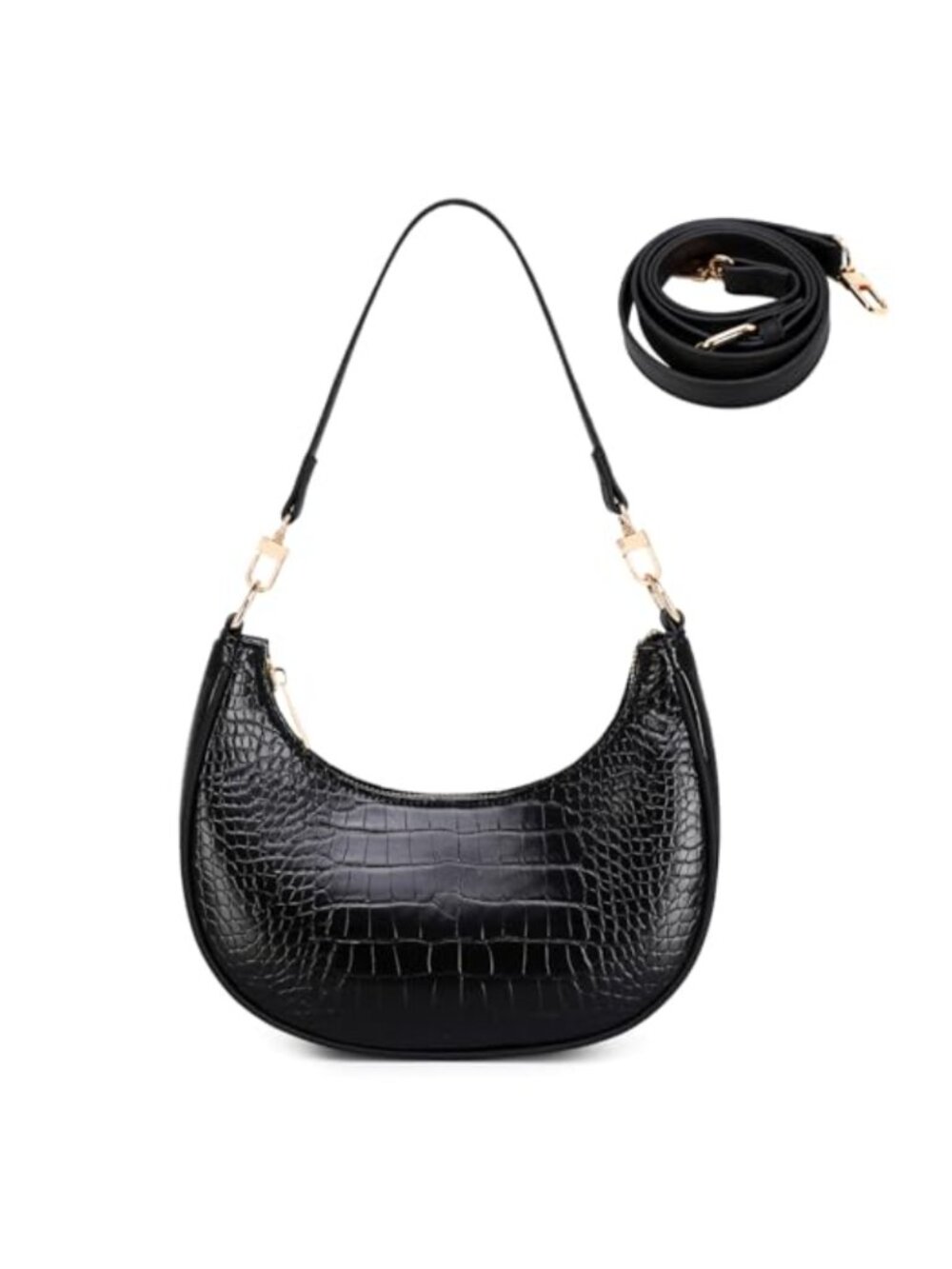 PU Leather Shoulder Bag Y2K Handbag Small Crossbody Purse